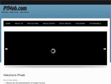 Tablet Screenshot of pfweb.com